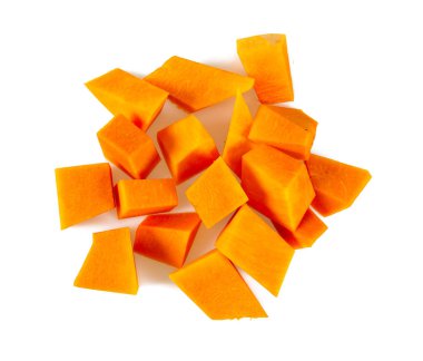 kabak izole beyaz backrgound parçaları