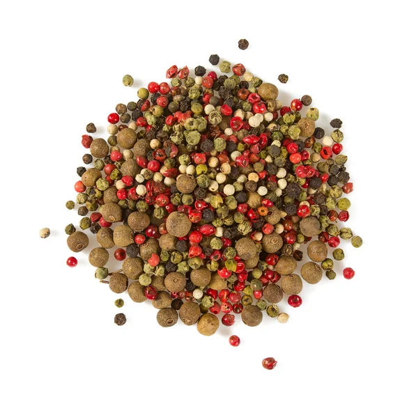 beyaz izole mix biber