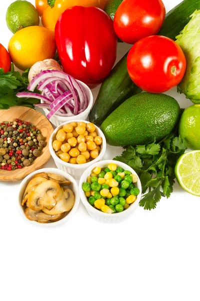 Ingredientes Para Envolturas Vegetales —  Fotos de Stock