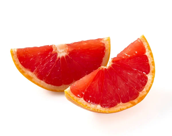 Grapefruit Geïsoleerd Witte Achtergrond — Stockfoto