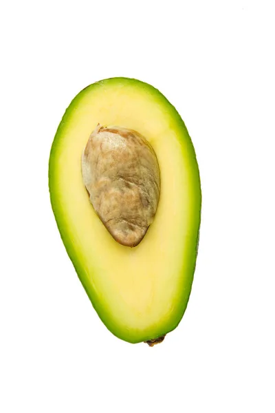Verse avocado groenten geïsoleerd op wit — Stockfoto