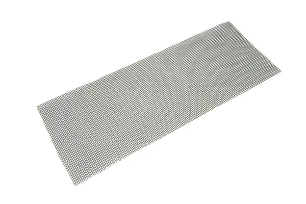 Sandpaper Polishing Isolated White — Stock Photo, Image