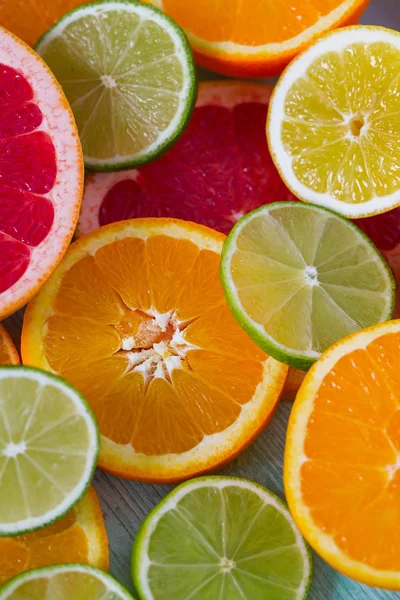 Citrus Fruit Slices Background Royalty Free Stock Images