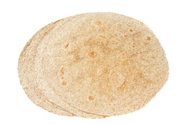 tam buğday tortilla izole