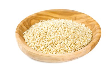 susam tohumları beyaz üzerinde izole