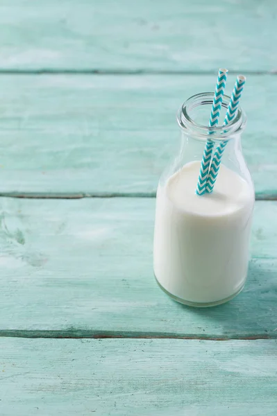 Bottle Almond Milk — Stock Photo, Image