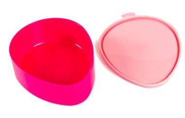 beyaz izole yiyecek depolamak için renkli ambalaj