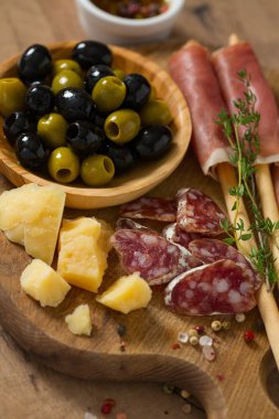 arka plan yakın çekim antipasti hizmet