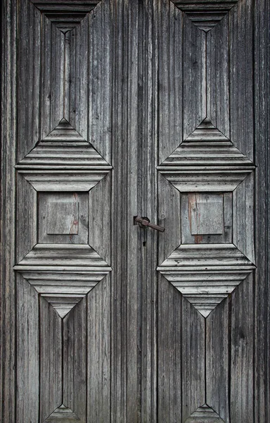 Παλιά Ρουστίκ Πόρτα Φόντου Εσωτερικη — Φωτογραφία Αρχείου