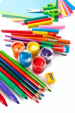 Yaratıcı iş için renkli araçlar