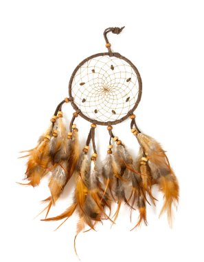 Rüya yakalayıcı beyaz izole