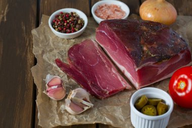 ahşap yüzey üzerinde İtalyan leke