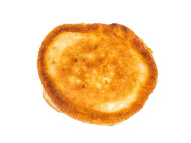 beyaz izole krep yığını