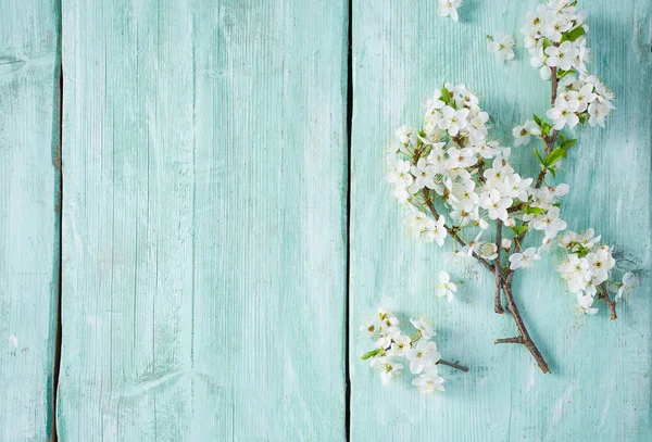 Wiosna Kwiaty Powierzchni Drewnianych — Zdjęcie stockowe