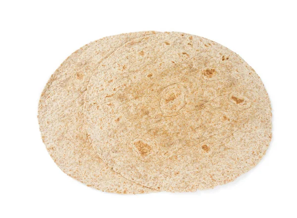 Tortilla Grão Inteiro Isolada — Fotografia de Stock