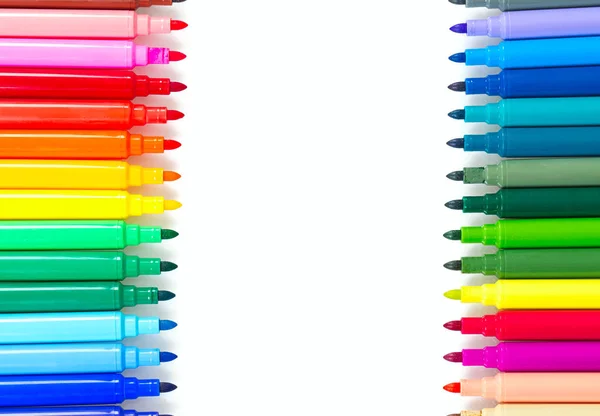 Set Colorato Penne Feltro — Foto Stock