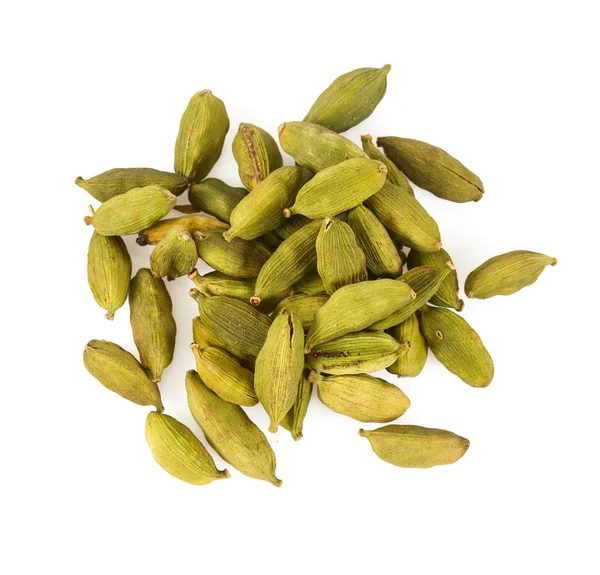 Cardamomo Aislado Blanco — Foto de Stock