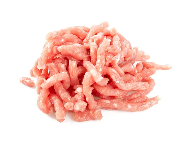 Minced Meat Isolated White — Stock Photo, Image