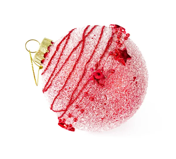 Décoration Noël Boule Rouge — Photo