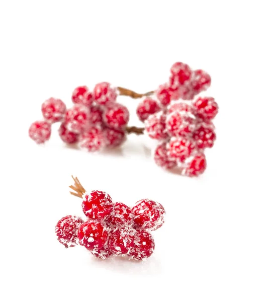 Christmas Decoration Red Berries — Stock Photo, Image