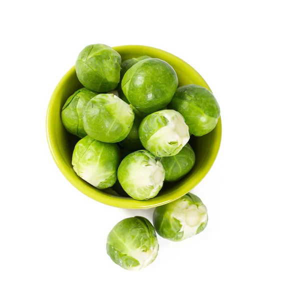 Brussels Cabbage White Background — Stock Photo, Image