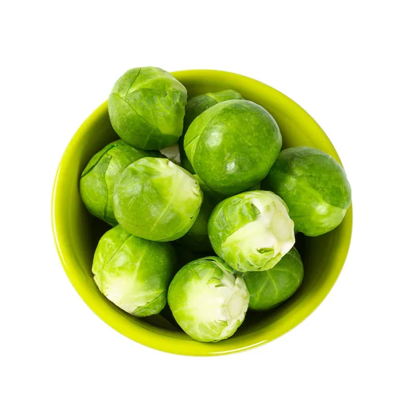 Brussels Cabbage White Background — Stock Photo, Image