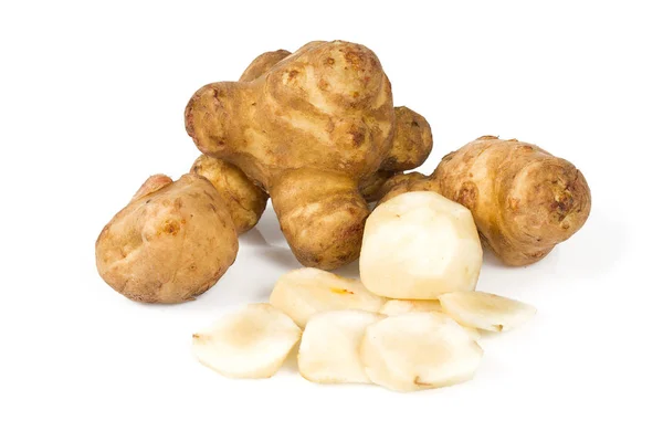 Jerusalem Artichoke Isolated Background — Stock Photo, Image