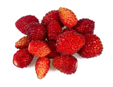 yabani çilek beyaz izole