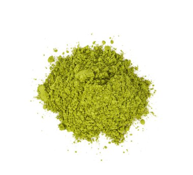 beyaz izole matcha çay