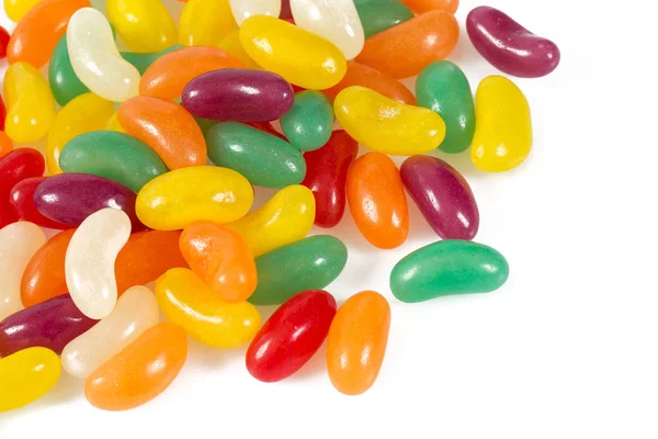 Jelly bean candies isolated — Stock Photo, Image