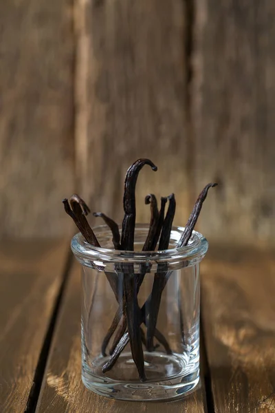 Closeup Vanilla Bean Extract — Φωτογραφία Αρχείου