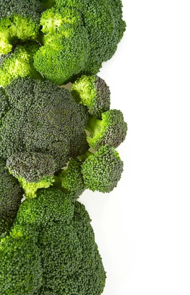 Beyaz Üzerine Izole Edilmiş Taze Brokoli — Stok fotoğraf