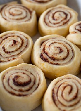 tasty raw cinnamon rolls