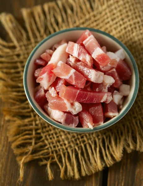 Baconkuber Träytan — Stockfoto