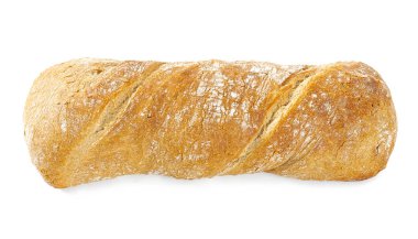 beyaz backrgound izole ciabatta