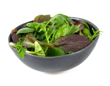 marul karışımı beyaz arkaplanda izole edildi