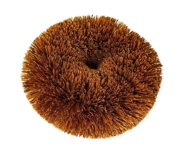 Brown Natural Coconut Fiber Brush — Stockfoto