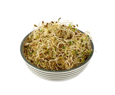 beyaz izole lucern mikroplar