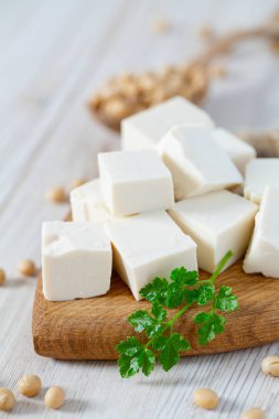 taze tofu peyniri görünümü