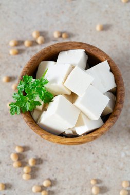 taze tofu peyniri görünümü