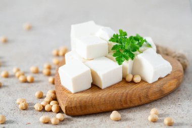 taze tofu peyniri görünümü