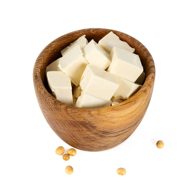Tufu-ost i en träyta — Stockfoto