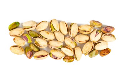 Fıstık fıstığı beyaz arka planda izole