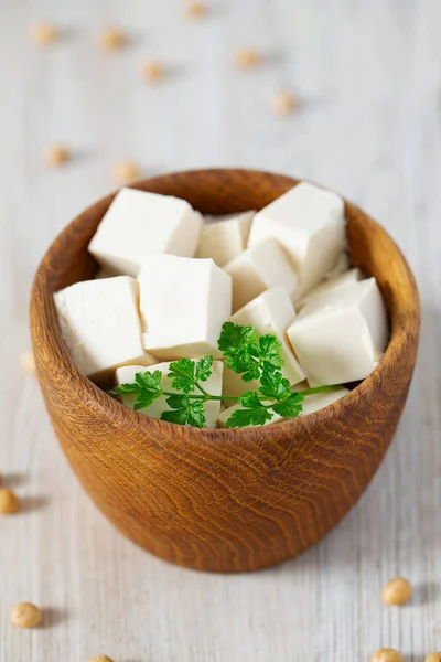 Queijo tofu fresco — Fotografia de Stock