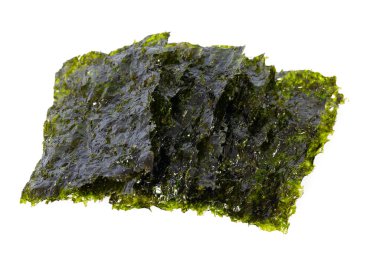 beyaz izole deniz yosunu cips