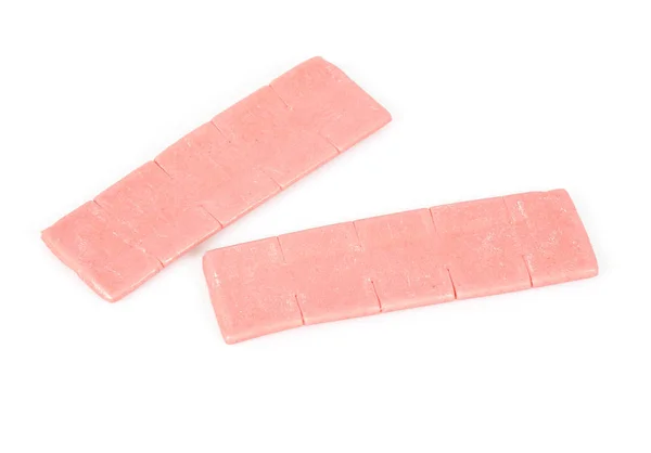 Жевательные конфеты изолированы на белом фоне — стоковое фото