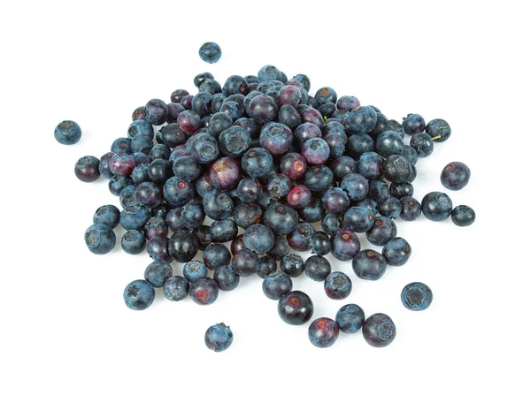 Fresh blueberries isolated on white background — Stock Photo, Image