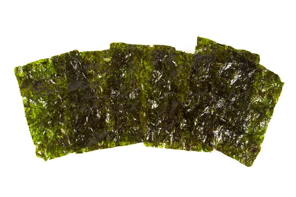 Seaweed chips isolated on white — Stock Photo, Image