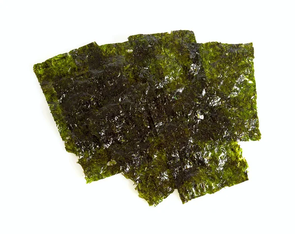 Seaweed chips isolated on white — Stock Photo, Image