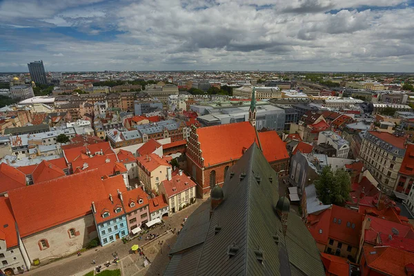 Dächer Der Stadt Riga Lettland — Stockfoto